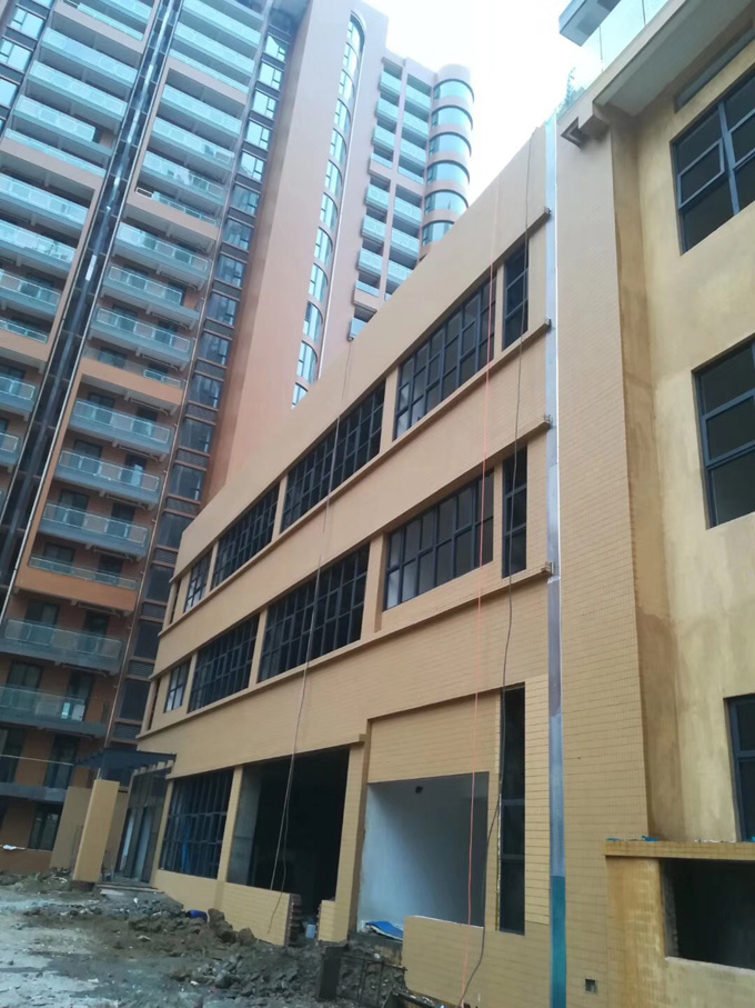 外墻清洗、外墻保潔現(xiàn)場