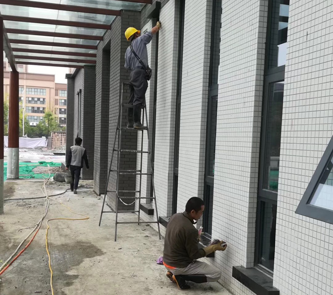 新樓盤新建筑外墻清洗、建筑清洗工作
